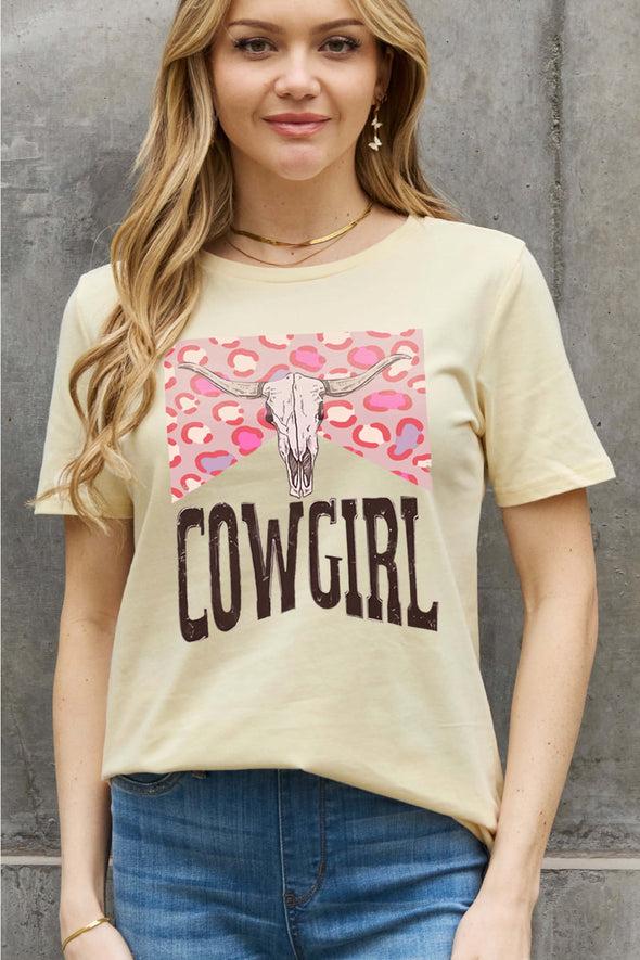 Simply Love COWGIRL Graphic Cotton Tee