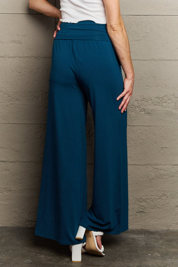 Culture Code My Best Wish High Waisted Palazzo Pants