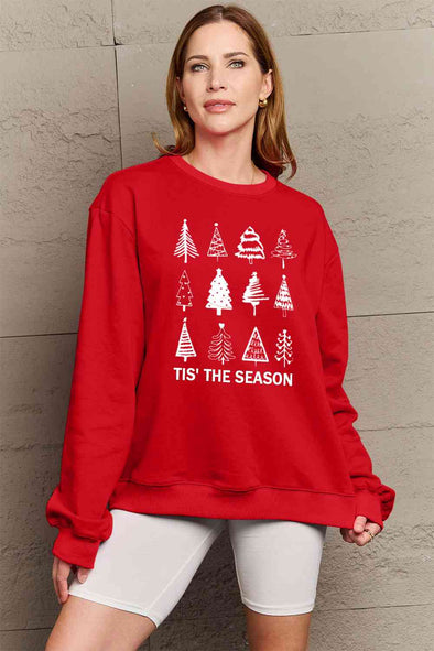 Simply Love Christmas Tree Graphic Sweatshirt