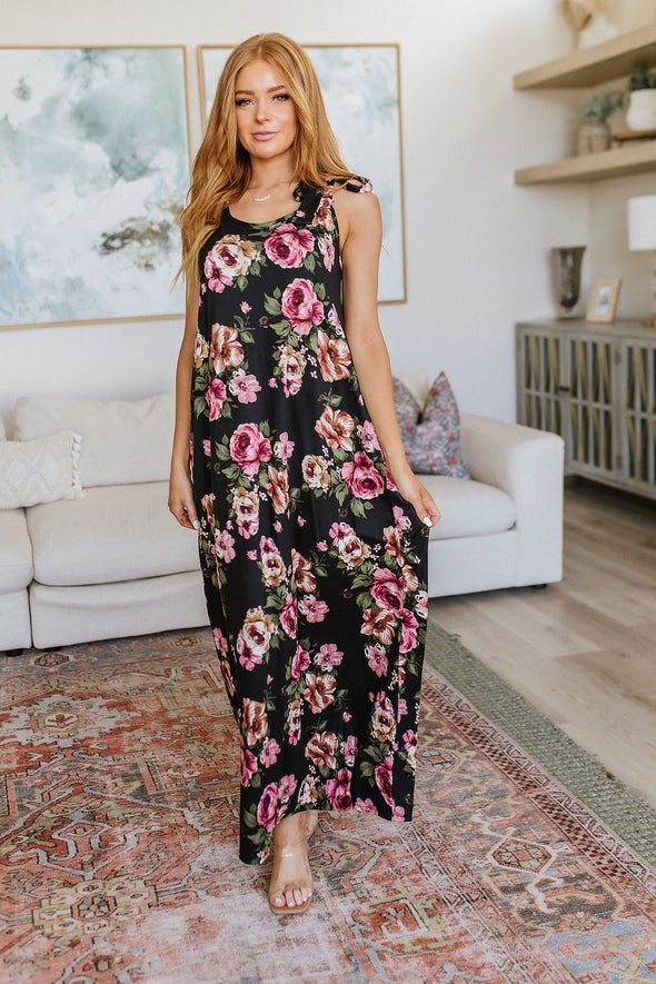 White Birch Fortuitous in Floral Maxi Dress