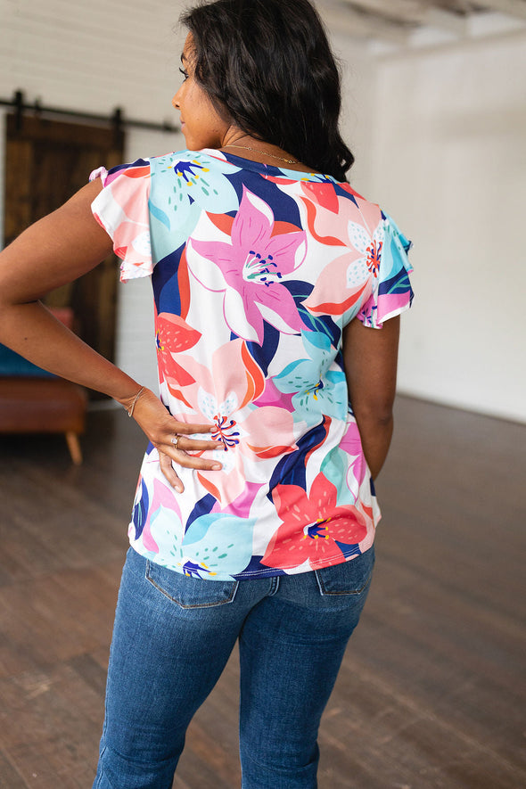 Haptics Impossible to Ignore Floral Blouse