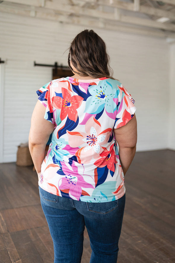 Haptics Impossible to Ignore Floral Blouse