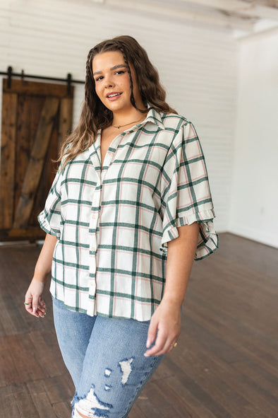 Andree By Unit Perfect Picnic Plaid Top