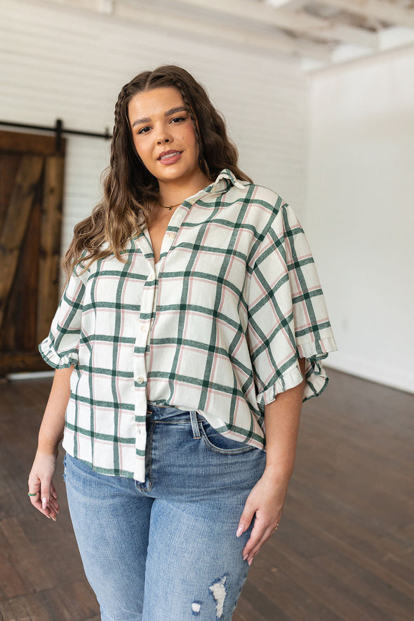 Andree By Unit Perfect Picnic Plaid Top