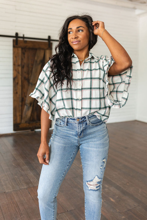 Andree By Unit Perfect Picnic Plaid Top