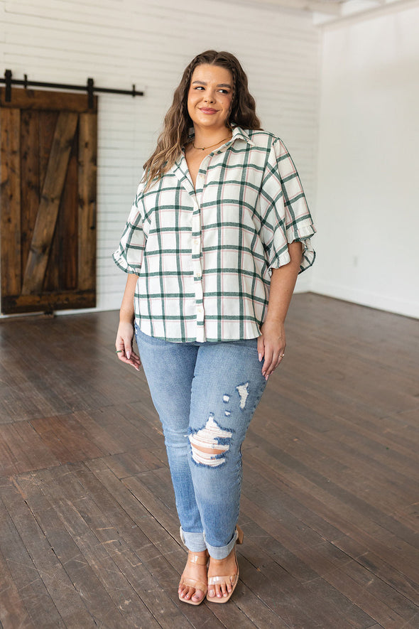 Andree By Unit Perfect Picnic Plaid Top