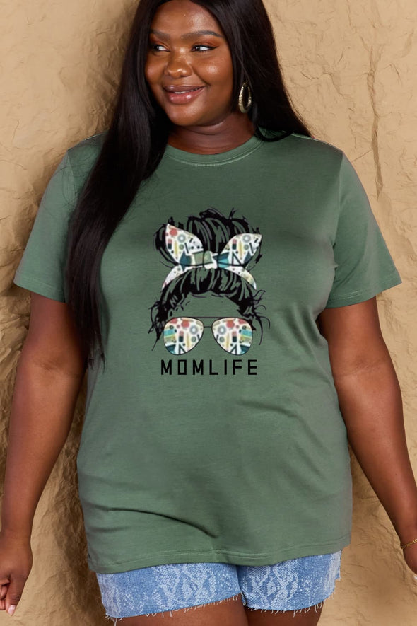 Simply Love MOM LIFE Graphic Cotton T-Shirt