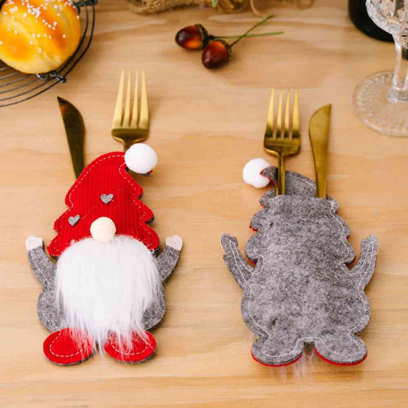 3-Piece Faceless Gnome Cutlery Holders