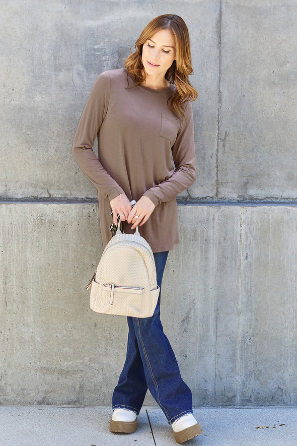 Basic Bae Round Neck Long Sleeve Top