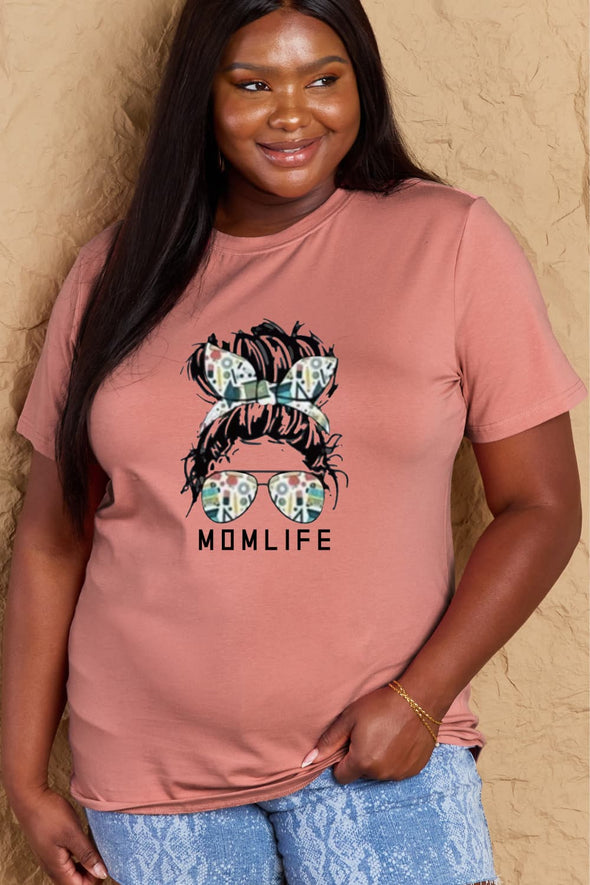 Simply Love MOM LIFE Graphic Cotton T-Shirt