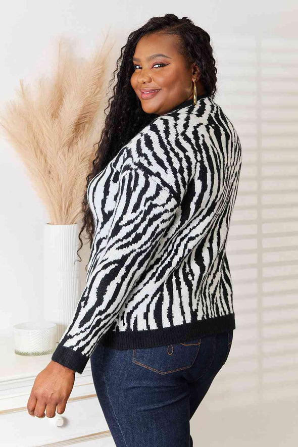 Heimish Zebra Print Sweater