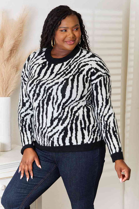 Heimish Zebra Print Sweater