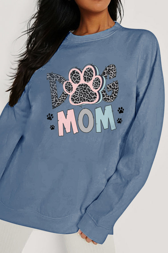 Simply Love DOG MOM Graphic Sweatshirt