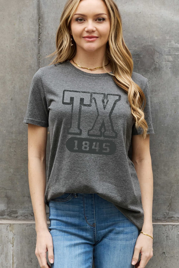 Simply Love TX 1845 Graphic Cotton Tee