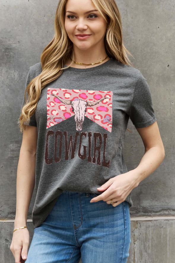 Simply Love COWGIRL Graphic Cotton Tee