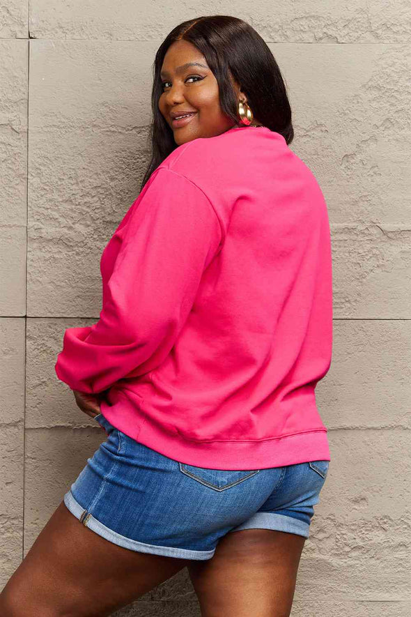 Simply Love Snowflake Graphic Sweatshirt