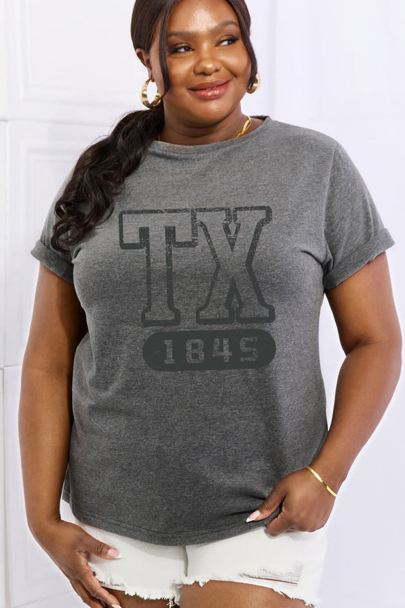 Simply Love TX 1845 Graphic Cotton Tee